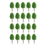 SMZhomeone 20 Adet Model Ağaçlar Mimari Ağaçlar Tren Demiryolu Diorama Park Manzara Manzara Minyatür Orman Demiryolu Manzara Modeli Demiryolu Manzarası (H=9CM)