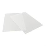 SMZhomeone Akrilik Fotoğraf Çerçevesi Şeffaf Çift Taraflı Resim Çerçevesi Manyetik Poster Ekran Standı Şeffaf Masaüstü Süslemesi (15 x 21 cm)