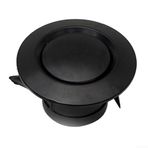 SMZhomeone Ayarlanabilir Hava Hacmi Havalandırma Kapağı, İç Mekan Yorucu, Gürültü Azaltma (200mm)