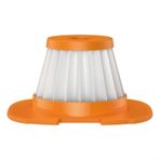 SMZhomeone Baseus AP02 elektrikli süpürge için 1/3 adet filtre, 6000 Pa yüksek filtre performansı, iyileştirilmiş hava akımı turuncu + beyaz (1 paket)