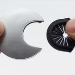 SMZhomeone Kablo Düzenli Çıkış Tel Kapağı, Metal Gromet Masa Masa Tasarımı, Güvenilir ve Kolay Kurulum (fırçalanmış 50mm)