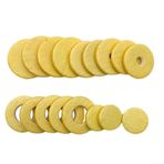 SMZhomeone PADS için Flüt Deri 16/17 Delikli CKey Açık Delik Flüt Düğme Ses Deliği Flüt PADS Muhafaza Düğmesi Mat Birinci Sınıf Mantar Deri Ped Ahşap Rüzgar Aksesuarları için (16 açık delikli Flüt)