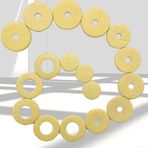 SMZhomeone PADS için Flüt Deri 16/17 Delikli CKey Açık Delik Flüt Düğme Ses Deliği Flüt PADS Muhafaza Düğmesi Mat Birinci Sınıf Mantar Deri Ped Ahşap Rüzgar Aksesuarları için (17 açık delikli Flüt)