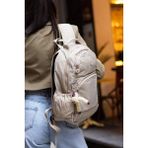 SN-3005 Krinkıl Unisex Sırt Çantası Okul Çantası Laptop Bölmeli - Krem