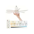 SNA Torch Led Ampül Pervane 3 Işık Modlu, Pervaneli, Kumandalı Serinleten Led Ampul, 30 Watt Torch Led Ampül Pervane Tavan Vantilatörü