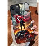 Snacase Apple iPhone 14 ile Uyumlu Türk Bayrağı Tasarımlı Glossy Premium Kılıf, Siyah