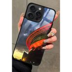 Snacase Apple iPhone 14 Pro Max ile Uyumlu Stadyum Tasarımlı Glossy Premium Kılıf, Galatasaray