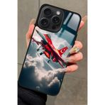 Snacase Apple iPhone 14 Pro Max ile Uyumlu Türk Bayrağı Tasarımlı Glossy Premium Kılıf, Çift Katmanlı, Siyah