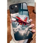 Snacase Apple iPhone 14 Uyumlu Türk Bayrağı Tasarımlı Glossy Premium Kılıf, Çift Katmanlı, Siyah