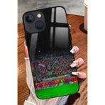 Snacase iPhone 14 Plus ile Uyumlu Darbeye Dayanıklı Glossy Premium Kılıf, Galatasaray Tasarımlı