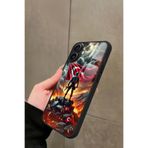 Snacase iPhone 16 Plus ile Uyumlu Türk Bayrağı Tasarımlı Glossy Premium Kılıf, Siyah