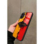 Snacase iPhone 16 Uyumlu Gerçek Sevdam Yazılı Glossy Premium Kılıf, Galatasaray, Çift Katmanlı