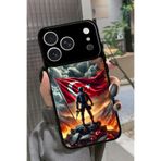 Snacase iPhone 17 Pro ile Uyumlu Türk Bayrağı Tasarımlı Glossy Premium Kılıf, Siyah