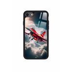 Snacase iPhone 7 Uyumlu Türk Bayrağı Tasarımlı Glossy Premium Kılıf, Çift Katmanlı, Siyah