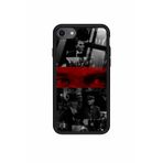 Snacase iPhone SE ile Uyumlu Atatürk Poster Tasarımlı Glossy Premium Kılıf, Siyah