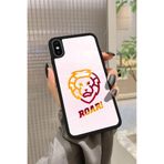 Snacase iPhone Xs ile Uyumlu Aslan Tasarımlı Glossy Premium Kılıf, Galatasaray