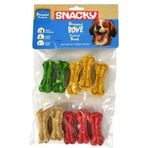 Snacky 10x110 gr Munchy Renkli Press Köpek Çiğneme Kemiği