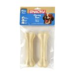 Snacky 95 gr Beyaz Preslenmiş Yüksek Proteinli Köpek Çiğneme Kemiği
