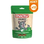 Snacky Crunch Hairball Control Tavuklu Tüy Yumağı Kontrolü Kedi Ödülü - 12 Adet 60 Gr