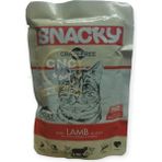 Snacky Pouch 85 gr Tahılsız Jel Içinde Kuzu Etli Yetişkin Kedi Yaş Mama