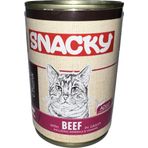Snacky Sığır Etli Yetişkin 400 gr Kedi Konserve