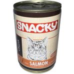 Snacky Somonlu 400 gr Sterilised Kedi Konservesi