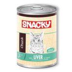 Snacky Yetişkin 400 gr Ciğerli Kedi Konserve