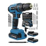 Snaiker Alman Crx 58 V 5 Ah 24 Parça Darbesiz Metal Şarjlı Matkap