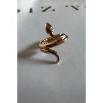 SNAKE PIERCING ( ALTIN KAPLAMA HELIX ICIN UYGUN)