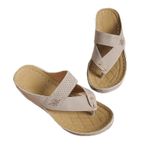 SnamicE Bayan Kama Parmak Arası Terlik Sandalet, Kemer Destekli Yaz Rahat Platform Oymak Vintage Deri Katır Yürüyüş Kama Ayakkabı, Siyah, US10/EU41 (Beyaz US6/EU37)
