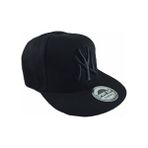Snapback Unisex Sport Cap NY HipHop Spor Şapka - Siyah