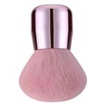 Sndperiexam Pembe Mini Makyaj Allık Fırçaları, Küçük Seyahat Mantar Kafa Vakfı Fırçası, Mineral Toz Şekillendirme Kremi veya Sıvı Kozmetik için Kabuki Fırça