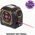 SNDWAY SW-TM60A Lazer Mesafe Ölçerli Şerit Metre - 60 Metre