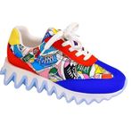SNEAKER SPOR AYAKKABI (MAVİ, EU Ayakkabı Beden Sistemi, Yetişkin, Sayısal, Orta, 38)