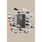 Sneakers Ayakkabı Sticker Paketi/Bullet Journal Defter Çıkartma Ajanda Laptop Etiket