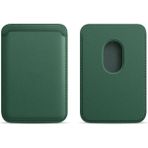 Sneezy İphone 17-17 Air -17Pro-17 Pro Max Uyumlu Birinci Sınıf Magsafe Cüzdan Magsafe Deri Kartlık Haki