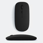 Sneezy MacBook iPad İle Uyumlu Bluetooth Şarjlı Mouse USB Dongle Şarj Kablosu Dahil Sessiz İnce ve Taşınabilir Siyah