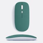 Sneezy MacBook iPad Uyumlu Bluetooth Şarjlı Mouse USB Dongle Şarj Kablosu Dahil Sessiz Ince ve Taşınabilir Haki - Renkli
