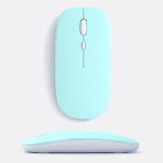 Sneezy MacBook iPad Uyumlu Bluetooth Şarjlı Mouse USB Dongle Şarj Kablosu Dahil Sessiz Ince ve Taşınabilir Turkuaz - Renkli