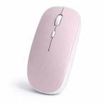 Sneezy Minimal Tasarımlı Kablosuz Mouse Bluetooth Bağlantı Şarjlı USB Dongle Destekli Hafif ve Şık Pembe