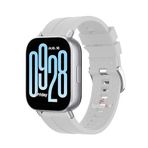 Sneezy RRedmi Watch 5 Active RRedmi 5 Lite İle Uyumlu Kordon NovaGT Metal Tokalı Yumuşak Silikon Kordon Beyaz
