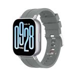 Sneezy RRedmi Watch 5 Active RRedmi 5 Lite İle Uyumlu Kordon NovaGT Metal Tokalı Yumuşak Silikon Kordon Gri