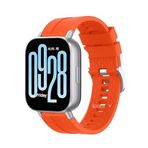 Sneezy RRedmi Watch 5 Active RRedmi 5 Lite İle Uyumlu Kordon NovaGT Metal Tokalı Yumuşak Silikon Kordon Turuncu