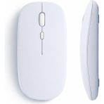 Sneezy Tablet ve Telefon Için Bluetooth Mouse Ios Android Uyumlu Şarjlı Batarya USB Dongle ve Kablo Dahil Beyaz - Renkli