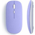 Sneezy Tablet ve Telefon Için Bluetooth Mouse Ios Android Uyumlu Şarjlı Batarya USB Dongle ve Kablo Dahil Lavant - Renkli