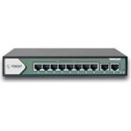 Snexus Networks 8 Port PoE Switch – Kameralar için Hazır, Güçlü ve Dayanıklı Fiber Girişli 120 watt PoE Gücü.