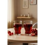 Snippy Duo - 2'li Meşrubat ve Kokteyl Bardağı Büyük Boy Cam Bardak 500 ml