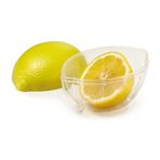Snips limon-Box Salva limon plastik şeffaf, cam göbeği, macenta, sarı