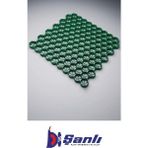 Snl Plastik Çim ve Çakıl Tutucu Siyah Plastik Izgara 1 Paket (12 Adet- 3m²) Her Modül 50X50 cm - 50 x 50 cm - Yeşil