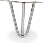 Snn Aksesuar Mil 20 cm Krom Metal Ayak 4'lü